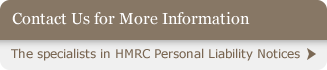 Contact us - The specialists in HMRC Personal Liability Notices